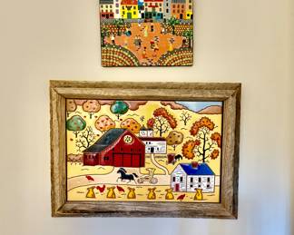 FRAMED TILE FROM WASHINGTON DC