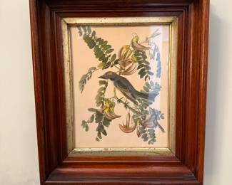 ANTIQUE PRINT AND FRAME