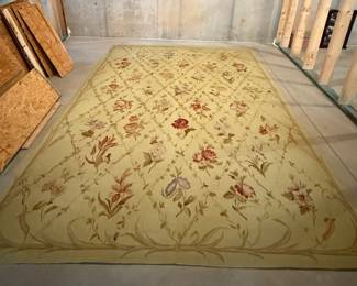 CHINESE HANDMADE NEEDLEPOINT RUG