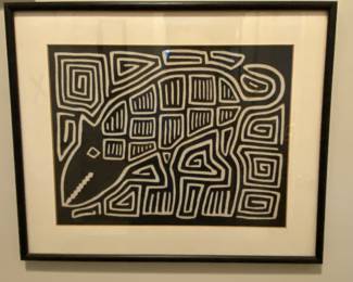 HAND STITCHED MOLA FROM PANAMA