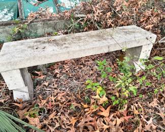 Bench outdoor vintage 