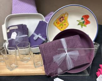 Some of the Tableware Available Including a 14.5" Pasta Bowl from Pier 1.