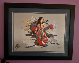 1996 Caroline Young, "Courage and Devotion" Hand Signed and Numbered Artist Proof, 38/88, 31.5" x 26".