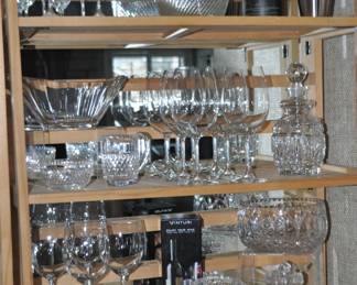 Wonderful Assortment of Crystal and Glass Tableware Available