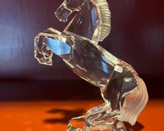 Gorgeous 4” Swarovski Crystal Horse!
