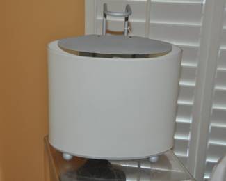 Great Modern Tableside Lamp, 13"H x 11.5"W