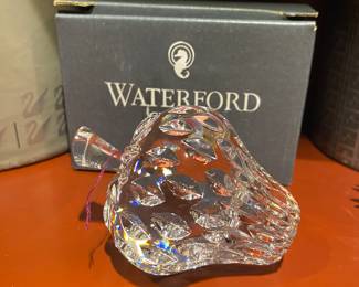 Stunning Waterford crystal Strawberry with Original Box. 