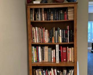 Lots of books and bookcase!