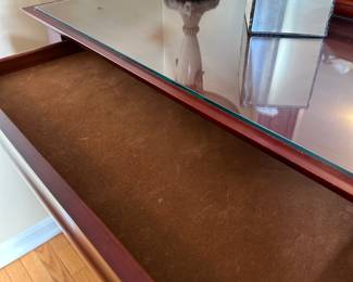 Dresser has 2 top “hidden” drawers