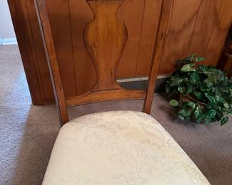 Chairs were covered to keep them beautiful! 