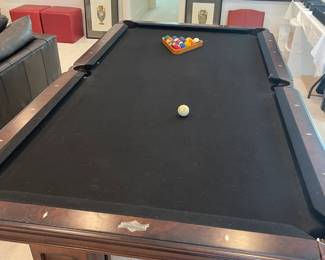Full size pool table