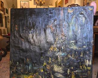 Joachim Probst 1969 oil on canvas 
The Temple of Jerusalem 