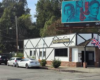 Right near the Fox & Hounds Pub