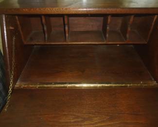 Child'd drop front desk opened