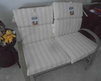 glider with new cushions