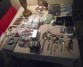 table full of smalls