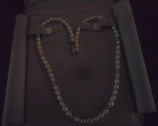 pearls with 14k gold clasp
