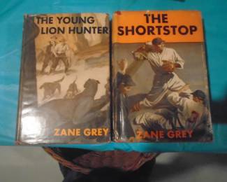 Vintage Zane Grey books