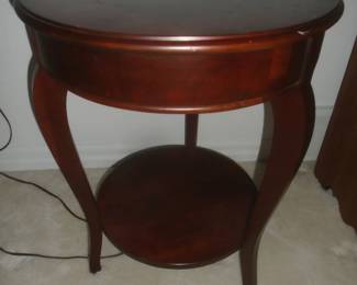 Hardwood lamp table