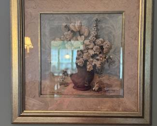 Winterele Olson signed and framed art