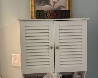 Over the toilet cabinet