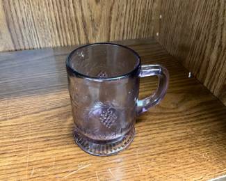 Uranium Purple Glass  Mug / Cup