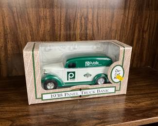 ERTL Die-Cast Metal Bank - 1938 Panel Truck - Publix