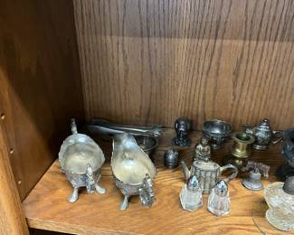 Metal Sugar Creamer - Salt & Pepper Shakers - Misc Metal Items