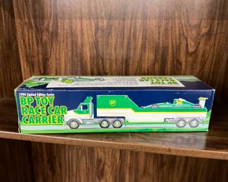 1994 Limited Edition Series - Die Cast BP Toy Race Car Carrier Truck