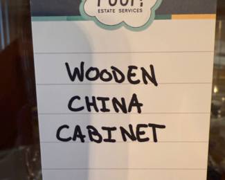 Wooden China Cabinet