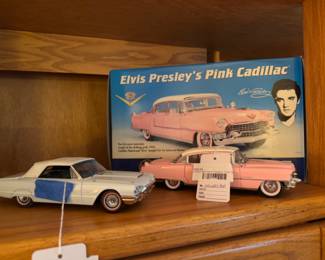Franklin Mint Elvis Presley's Pink Car, Danbury Mint 1965 Ford Thunderbird