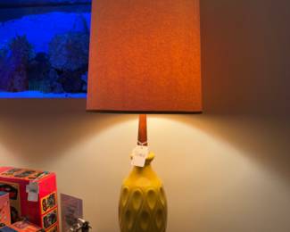 MCM Ceramic Yellow Lamp (B)
