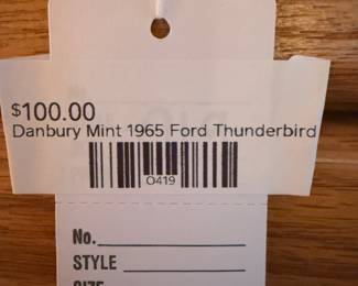 Danbury Mint 1965 Ford Thunderbird