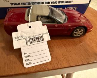 Franklin Mint 2003 Corvette 50th Anniversary Limited Edition