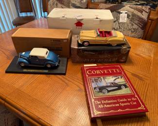 Danbury Mint 1954 Cadillac Eldorado, corvette book