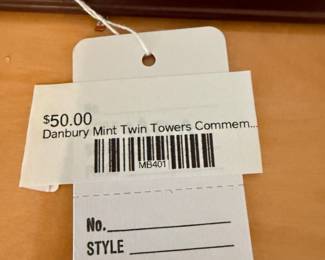 Danbury Mint Twin Towers Commemorative