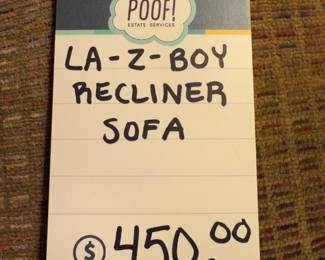 La-z-boy recliner sofa