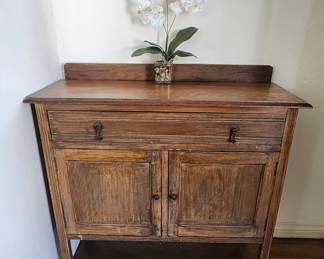 wash stand width 36in height 33in depth 18in.