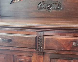 sideboard height 46in. length 48in. depth 19