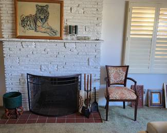 Fan, picture , pottery