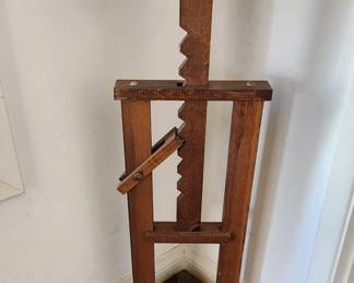 primitive candle stand