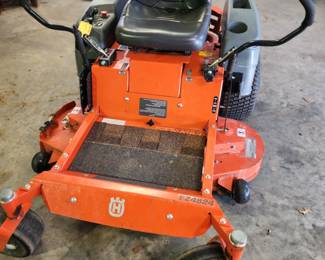 Husqvarna 48-in zero turn serviced 8 /15.
approximately 110 hrs