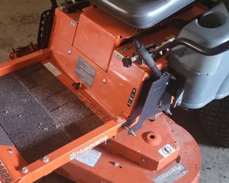 Husqvarna 48-in zero turn serviced 8 /15.
approximately 110 hrs