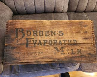 BORDEN EVAPORATED MILK BOX