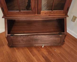 Miller Furniture Custom Made Cherry Gun Cabinet