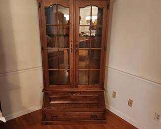 Miller Furniture Custom Made Cherry Gun Cabinet