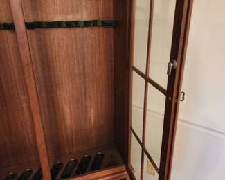 Miller Furniture Custom Made Cherry Gun Cabinet