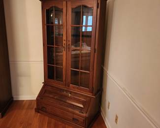 Miller Furniture Custom Made Cherry Gun Cabinet