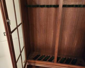 Miller Furniture Custom Made Cherry Gun Cabinet