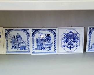 Delft apothecary tiles